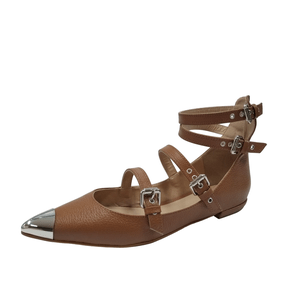 Sapatilha Lança Perfume Amendoa Couro 