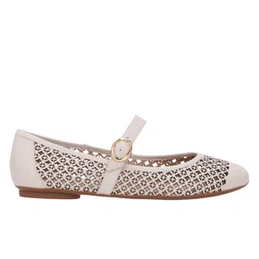 Sapatilha Luz da Lua Feminina Panna Couro