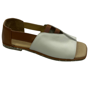 Sapato Ipama Branco Argila Couro