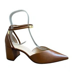 Scarpin Luz da Luz Feminino Ambar Couro