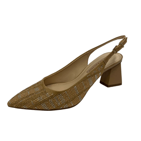 Slingback Jorge Bischoff Nude Salto Bloco 