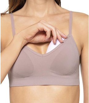 Sutiã Loba Clássica Bojo Removível Sem Costura Nude