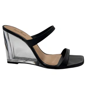 Tamanco Anabela Berti Maria Feminino Anabela Preto