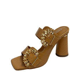 Tamanco Jorge Bischoff Caramelo Couro 