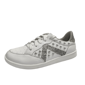 Tênis Berti Maria Branco Natural Preto Couro 