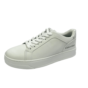 Tênis Calvin Klein Preto Branco Couro 