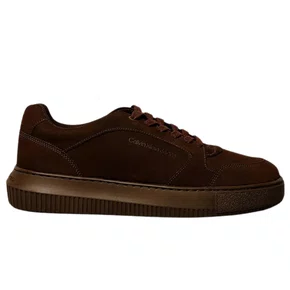 Tênis Calvin Klein Chunky Masculino Marrom Couro