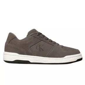 Tênis Calvin Klein Court  Masculino Jeans Chumbo Couro Camurça 