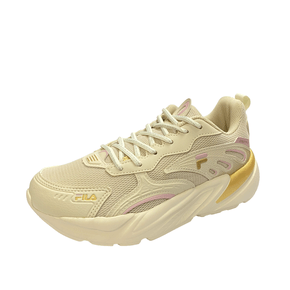 Tênis Fila Street Fit 2 Bege Dourado Rosa 