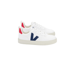 Tênis infantil Veja V-10 White Cobalto Pekin 