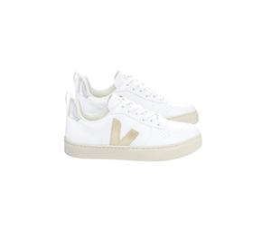 Tênis Infantil Veja V-10 White Platine Sliver 