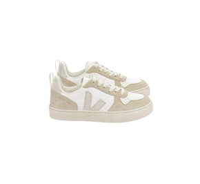 Tênis Infantil Veja V-10 Extra White Natural Almond