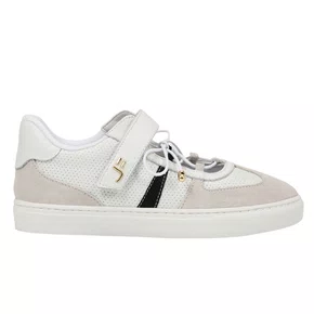 Tênis Jorge Bischoff Feminino Branco Preto Couro