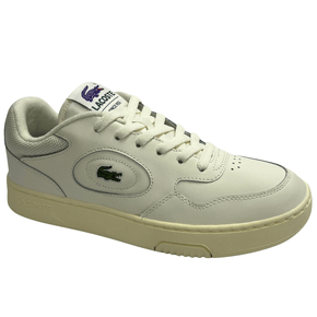 Tênis Lacoste Feminino Lineset Off White Couro