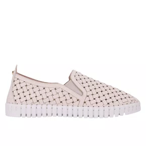 Tênis Luz Da Lua Feminino Slip On Panna Couro