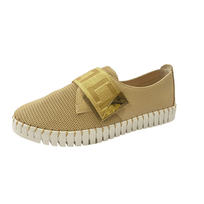 Tênis Moon Luz da Lua Latte Ouro Couro