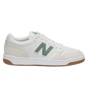 Tênis New Balance 480 Masculino Branco Verde Couro