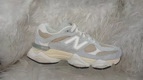 Tênis New Balance 9060 Feminino Verde Acizentado Bege