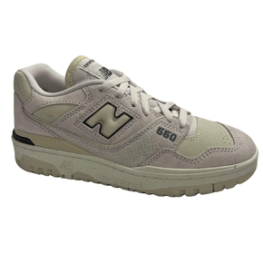 Tênis New Balance Feminino 550 Rosa Claro Couro Camurça