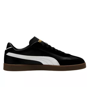 Tênis Puma Masculino Club II Era Black White Couro