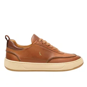 Tênis Reserva masculino Kyrus Leather Tan Pinhão Couro