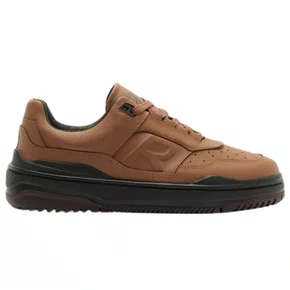 Tenis Reserva R-broox Masculino Marrom Couro