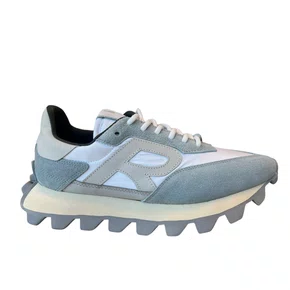 Tênis Reserva Yankee Feminino Cinza Branco Couro Camurça