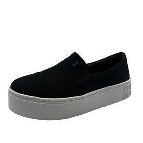 Tênis Santa Lolla Preto Slip On Alto 