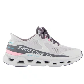 Tênis Skechers Feminino Glide Step Altus Cinza  Rosa
