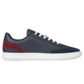 Tênis Tommy Hilfiger Masculino Azul Marinho Couro