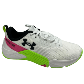 Tênis Under Armour Feminino UA Tribase Reps 2 Branco Lime Preto