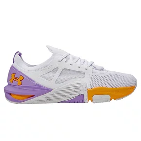 Tênis Under Armour Unissex UA Tribase Cross 2 Branco Lilás Laranja