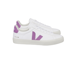 Tênis Veja Campo Chromefree Leather Extra White Mulberry 