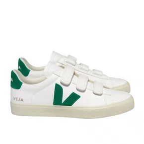 Tênis Veja Feminino Recife White Esmeralda Couro