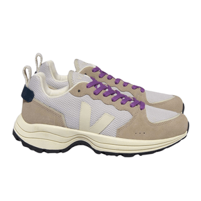 Tênis Veja Feminino Venturi Light Grey Pierre Nautico  Couro