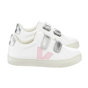Tênis Veja Infantil Esplar Chromefree White Petale Silver