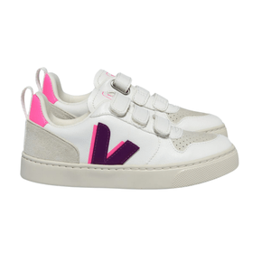 Tênis Veja Infantil V-10 CWL White Magenta Sari