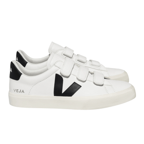 Tênis Veja Masculino Recife White Black Couro