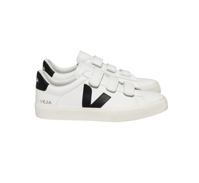 Tênis Veja Recife Logo Chromefree Leather Extra White Black 