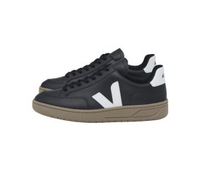 Tênis Veja V-12 Leather Black White Dune