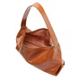 Bolsa AnaCapri Feminina Tiracolo Hobo Caramelo- Grande