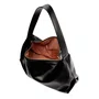 Bolsa AnaCapri Feminina Tiracolo Hobo Preta - Grande