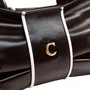 Bolsa Cecconello Feminina Preta Couro Média