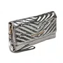 Bolsa Jorge Bischoff Clutch Feminina Matelassê Grafite Couro