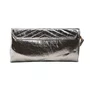 Bolsa Jorge Bischoff Clutch Feminina Matelassê Grafite Couro