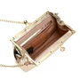 Bolsa Jorge Bischoff Clutch Feminina Ouro Couro - Pequena