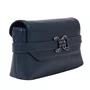 Bolsa Jorge Bischoff Feminina Clutch Marinho Couro