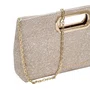 Bolsa Jorge Bischoff Feminina Clutch Off White Couro - Média 