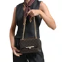Bolsa Jorge Bischoff Feminina De Ombro Marrom Monograma Jb
