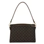 Bolsa Jorge Bischoff Feminina De Ombro Marrom Monograma JB